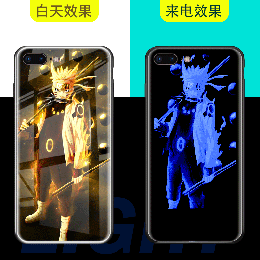 聲控發光來電閃手機殼來圖私人定制